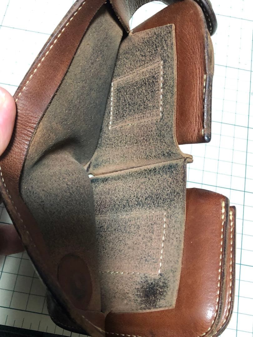 REDMOON 二つ折り財布 ブラウン