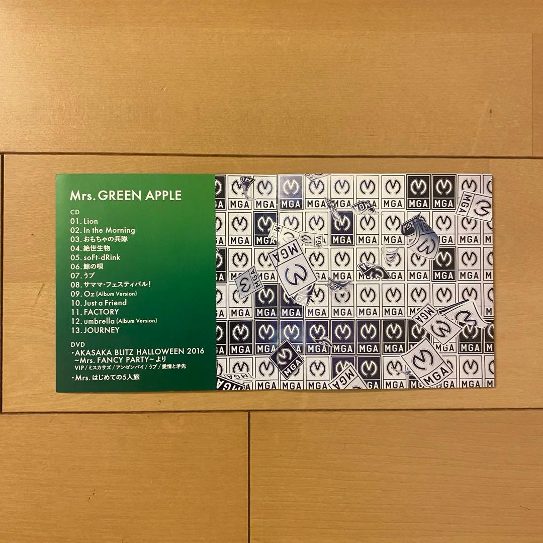【5名分サイン入り】Mrs. GREEN APPLE DVD付き
