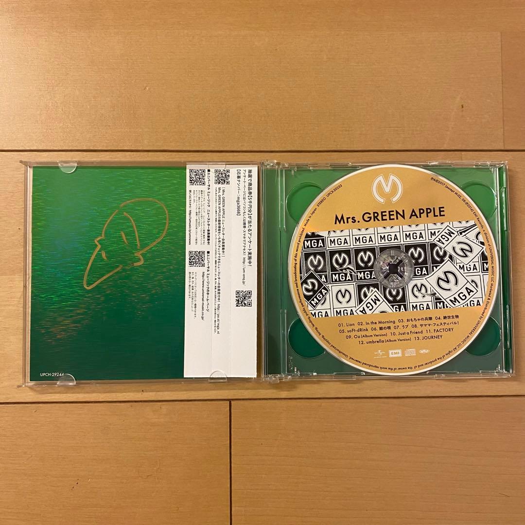 【5名分サイン入り】Mrs. GREEN APPLE DVD付き