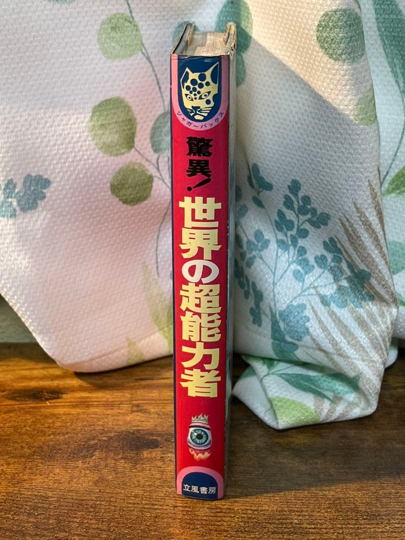 当時★立風書房 ジャガーバックス 世界の超能力者 佐藤有文 児童書 カラー版