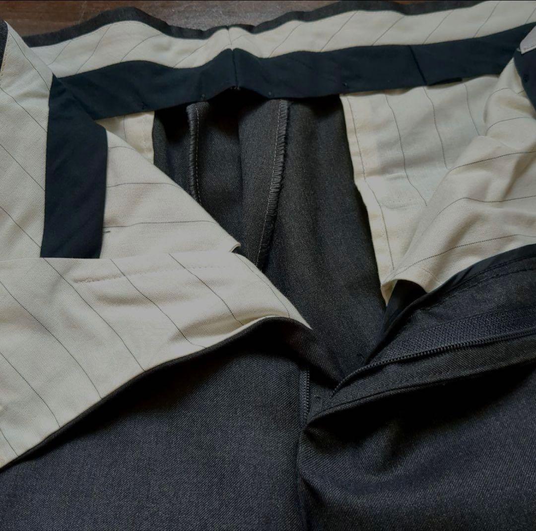 イヴサンローラン　リヴゴーシュ　ウールパンツスラックス　ほぼ未使用　極美品