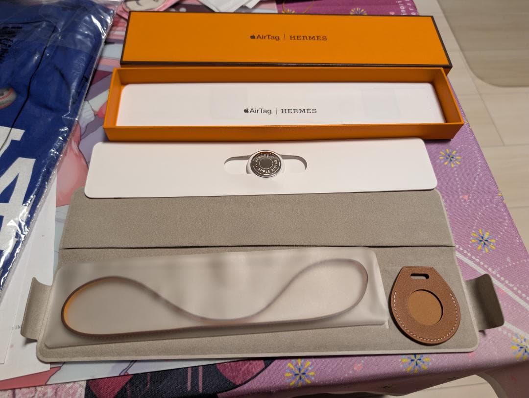 HERMES AirTag バッグチャーム ゴールド MMPC3ZP/A