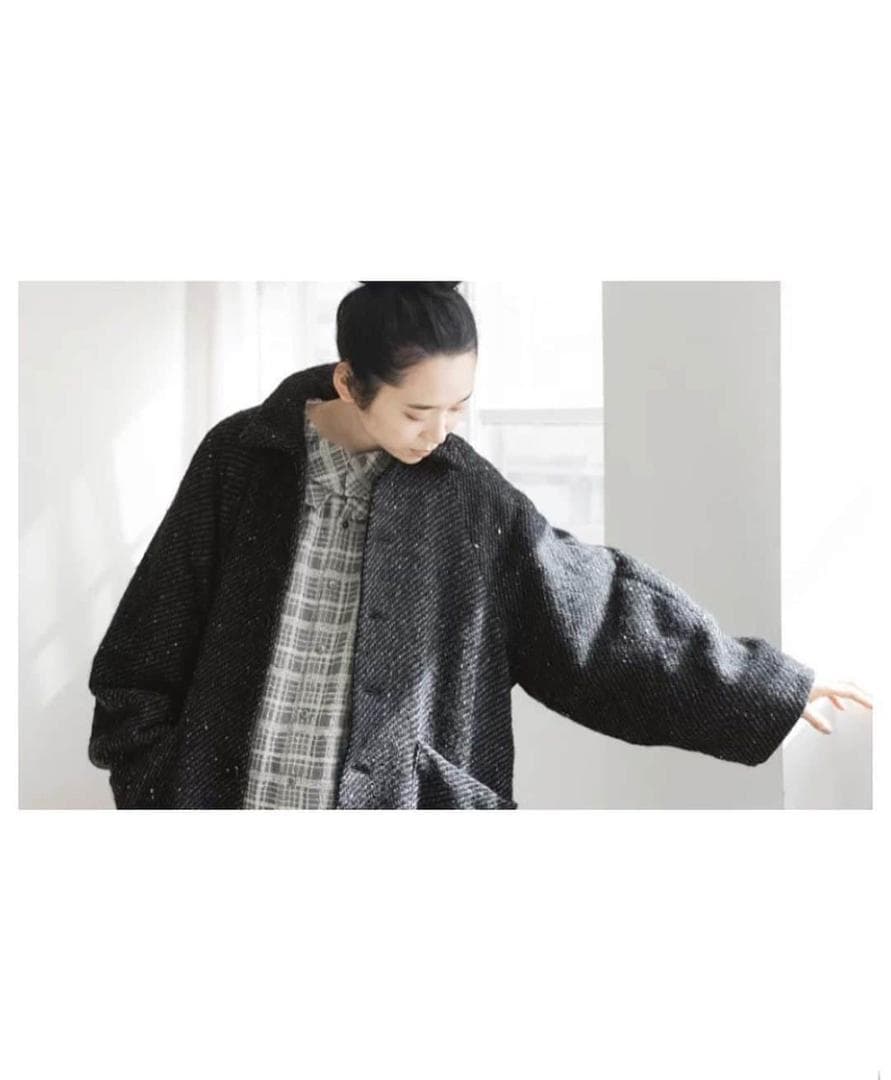 美品 ichi Antipuites アンティークス スノーネップオーバーコート