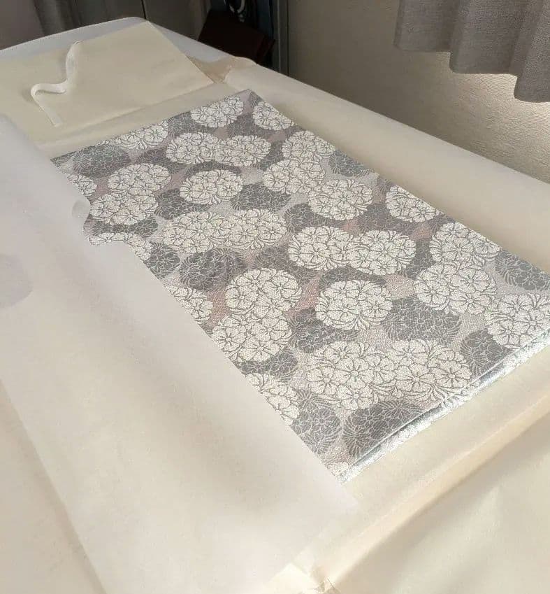 正絹西陣織花丸文様三越謹製高級袋帯