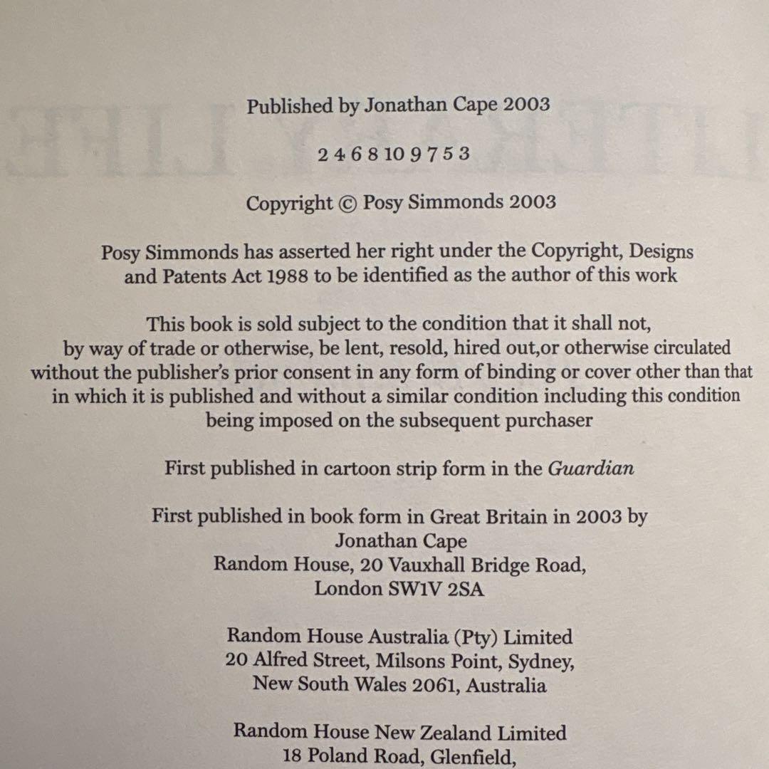 洋書 Posy Simmonds Literary Life