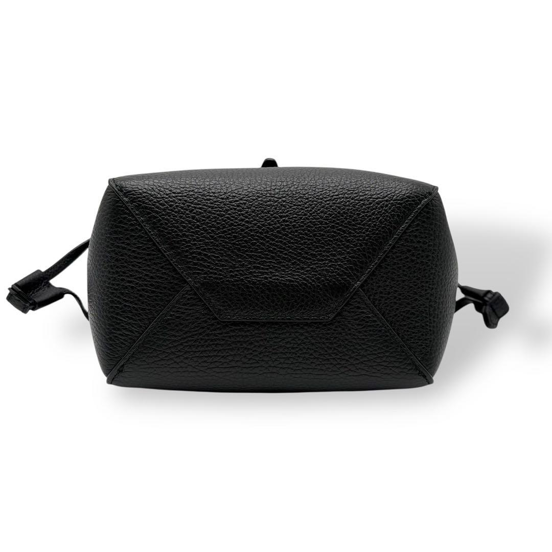 未使用級 フルラ 現行 ネット 2way ハンドバッグ ショルダーバッグ 黒