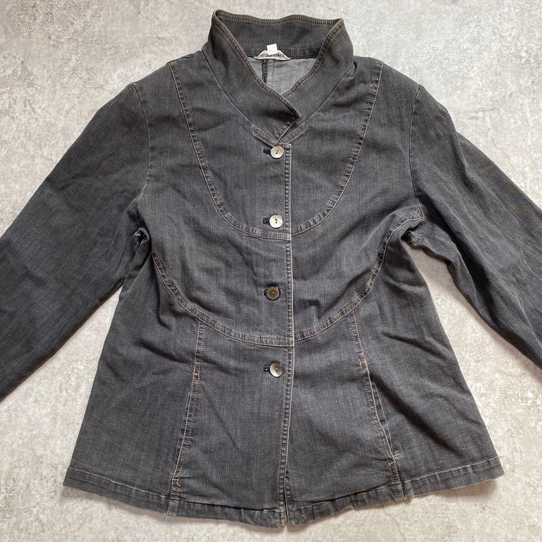 【一点物☆】ヴィンテージ　レトロ　デニム　ジャケット　ステッチ　Gジャン