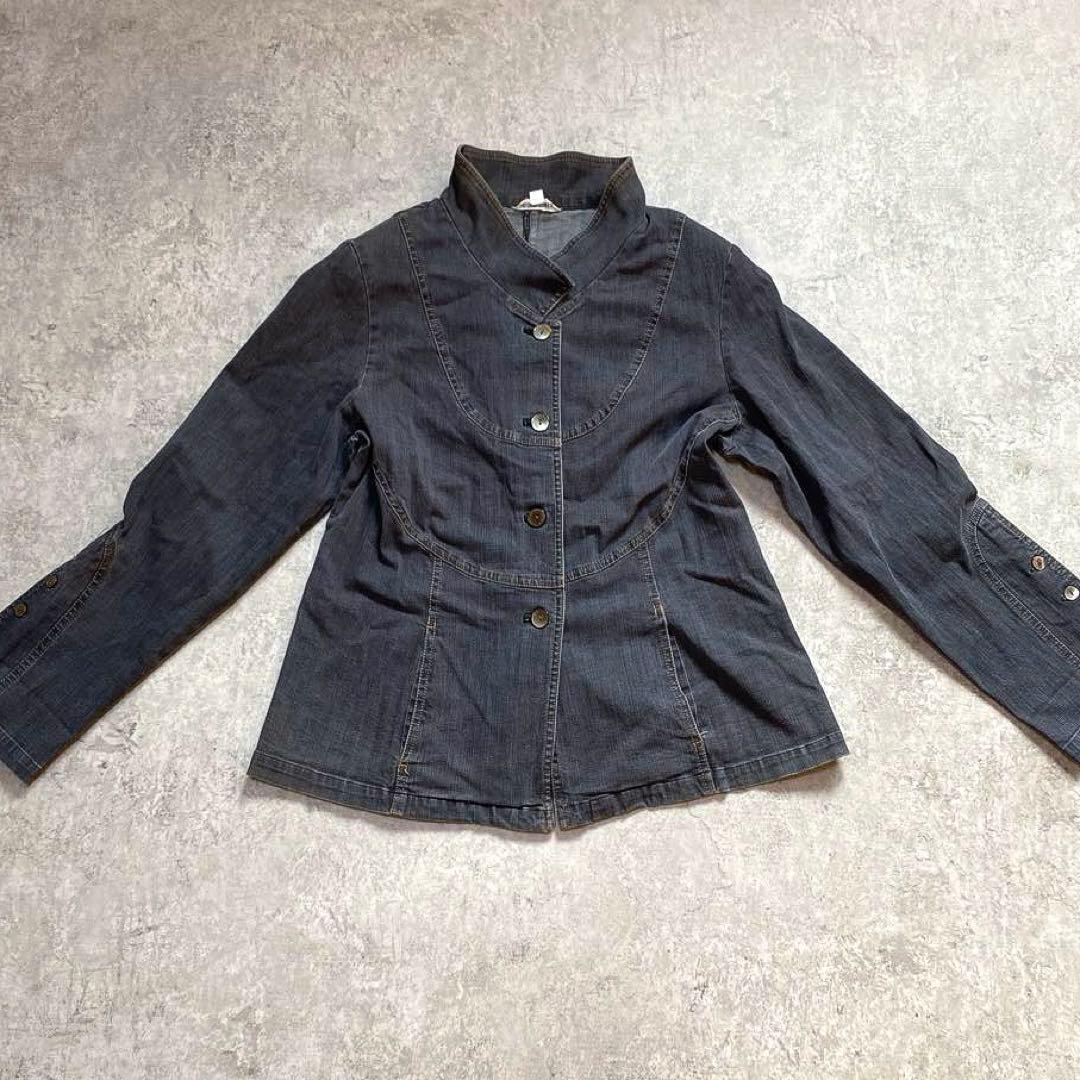 【一点物☆】ヴィンテージ　レトロ　デニム　ジャケット　ステッチ　Gジャン