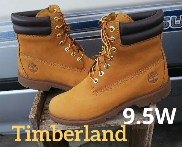 Timberlandティンバーランド6インチウィートヌバックレザーブーツ9.5W