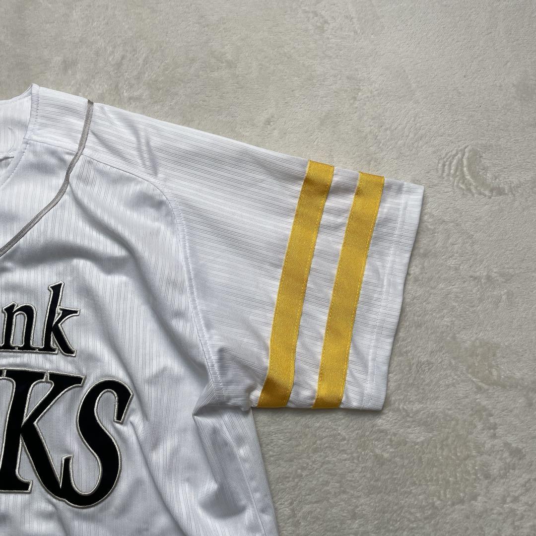 未使用に近い　Majestic ソフトバンクホークス　栗原選手　24 Lサイズ