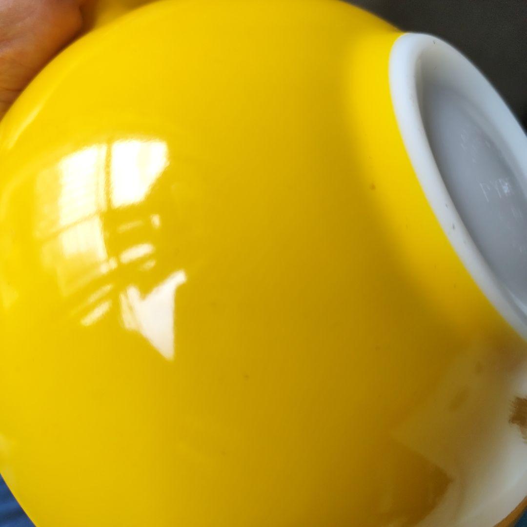 パイレックス 　ひまわり　デイジー　イエロー 花柄 ミキシングボウル　3個セット