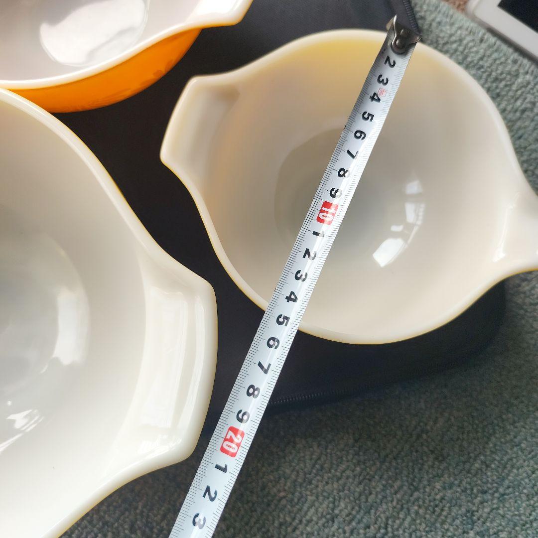 パイレックス 　ひまわり　デイジー　イエロー 花柄 ミキシングボウル　3個セット