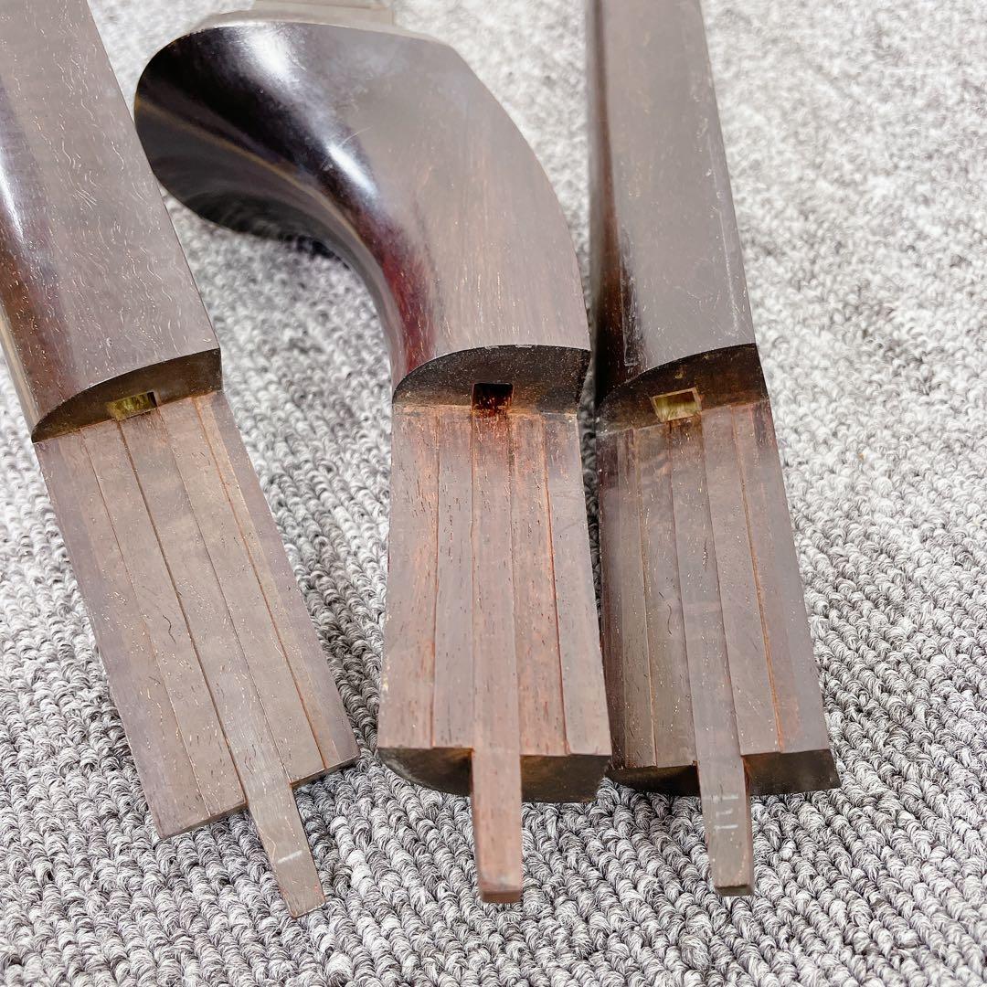 三味線 細棹 金細 トチ入り紅木 子持ち綾杉胴 東さわり ２本溝 和楽器