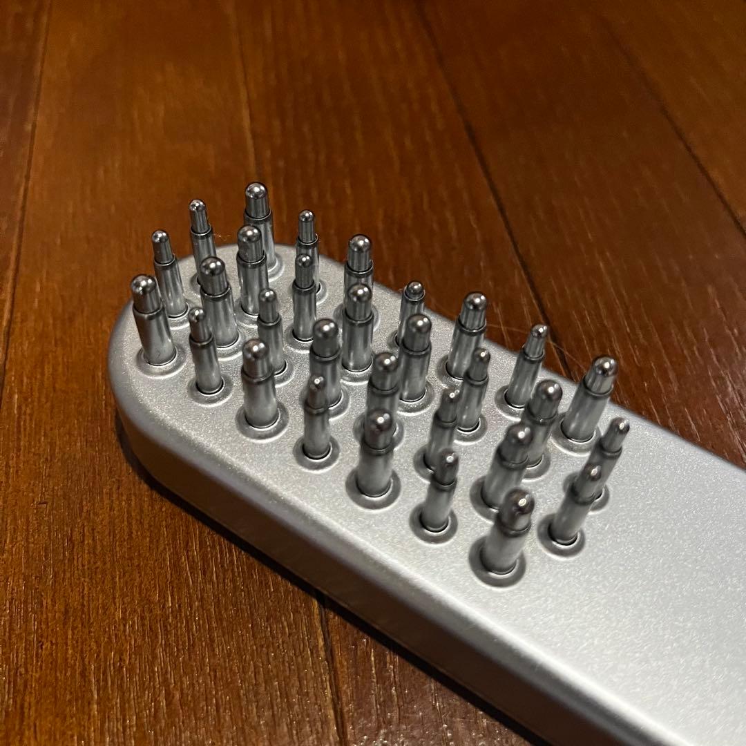 SALONIA EMSリフトブラシ シルバー 箱付き　サロニア　電気ブラシ