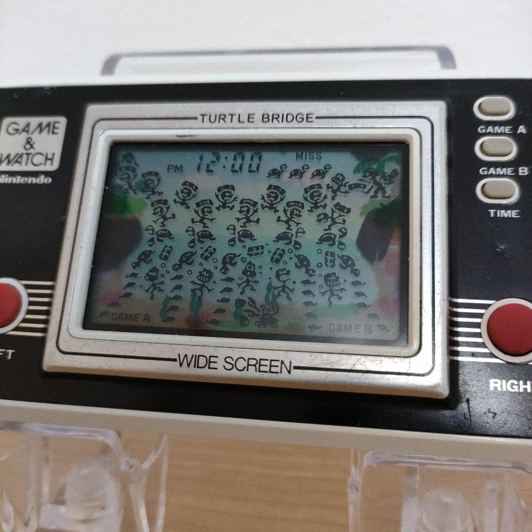 ゲーム＆ウォッチ　タートルブリッジ　任天堂　ニンテンドー　メンテナンス済み