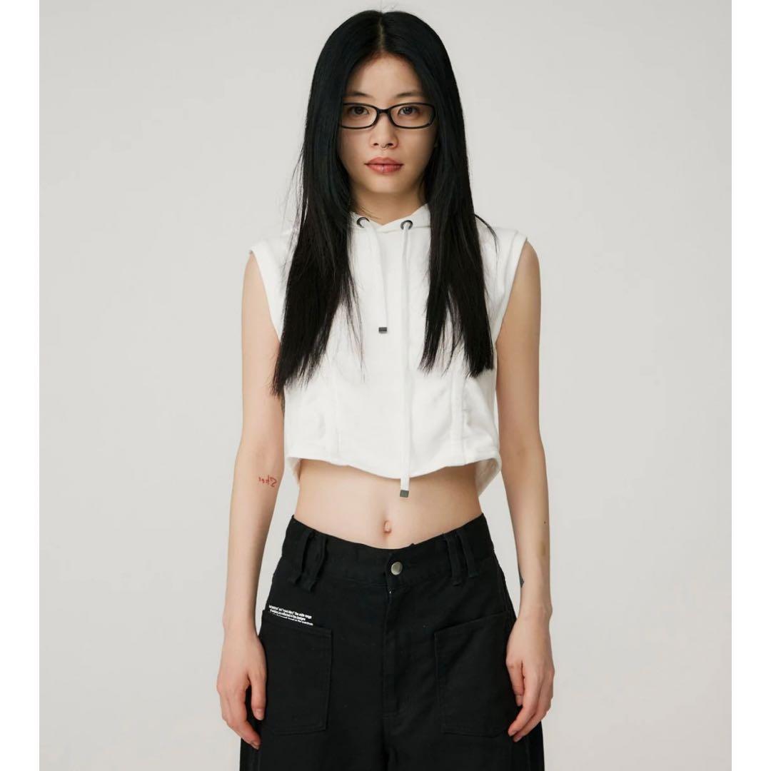 トップス BEEDEN VEST STUDS HOODIE