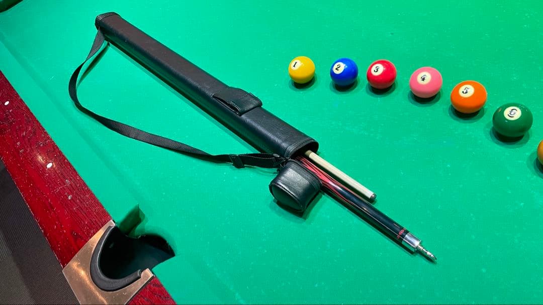 【美品】CUESOUL ビリヤードキュー 赤色 19oz 11.5mm