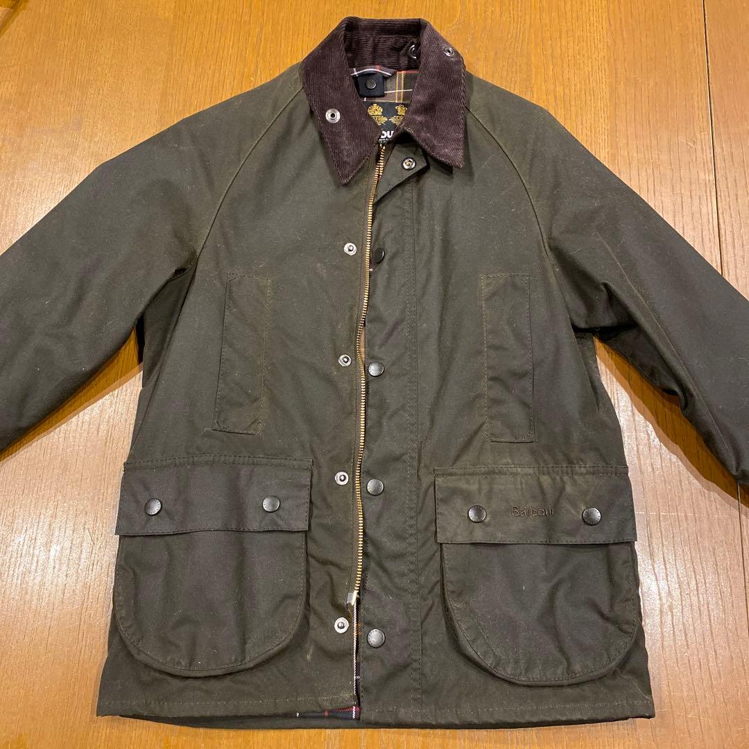 バヴアー　Barbour BEAUFORT オリーブ キッズ