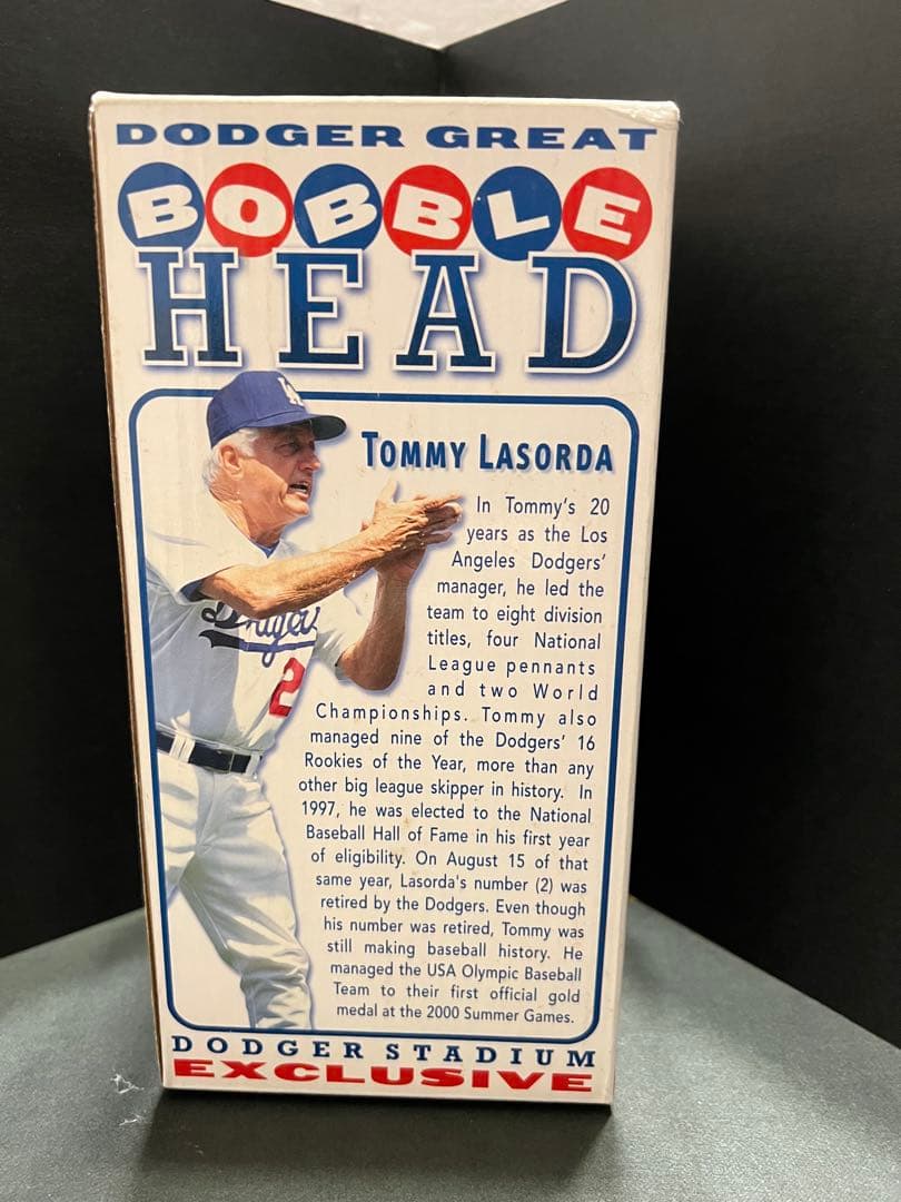 トミー・ラソーダ 監督 直筆サイン入り ボブルヘッド