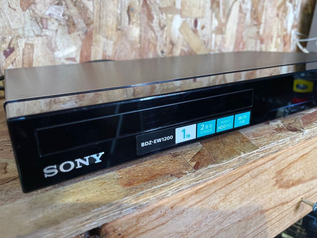 【動作確認済】SONY BDZ-EW1200 1TBブルーレイレコーダー