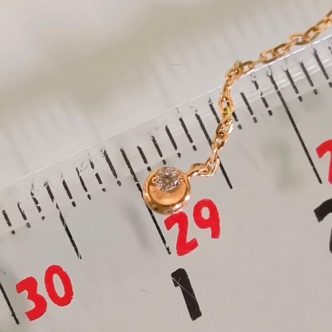 スタージュエリー　K10　ヘリンボーン　ムーンセッティング　ダイヤ　ネックレス