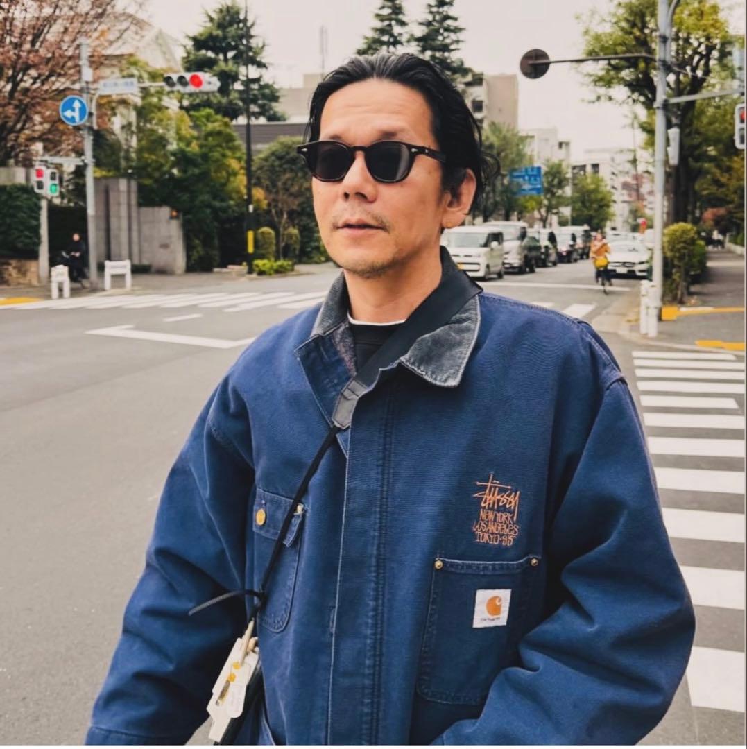 stussy元ネタ ジップ 90s USA製 carhartt チョアコート