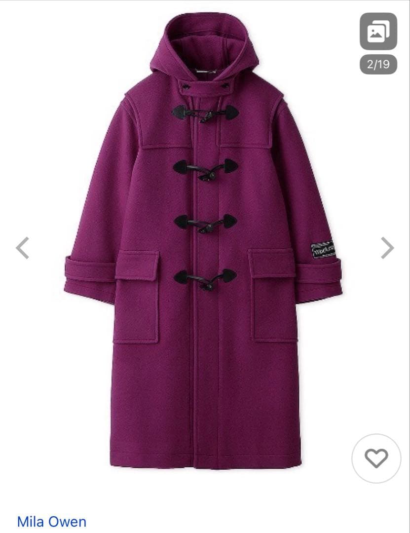 ダッフルロングコート　ミラオーウェン