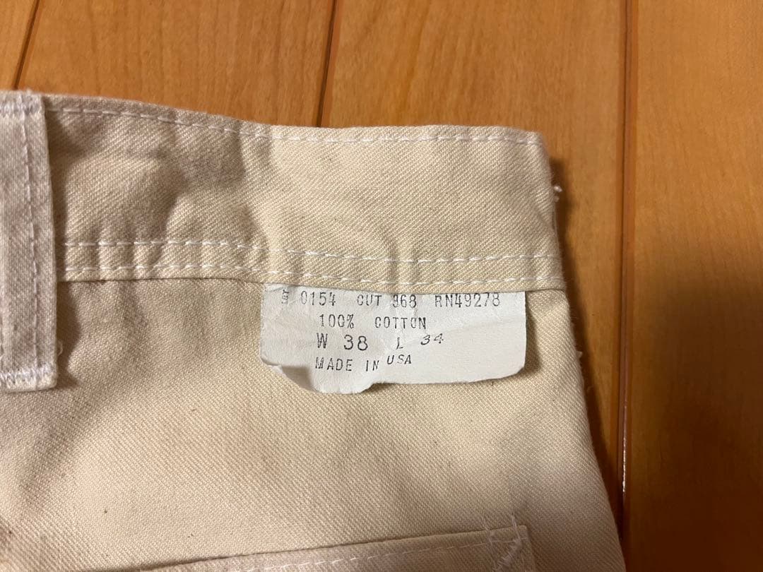 80年代 STANLEY ダブルニー ペインター パンツ アメリカ製