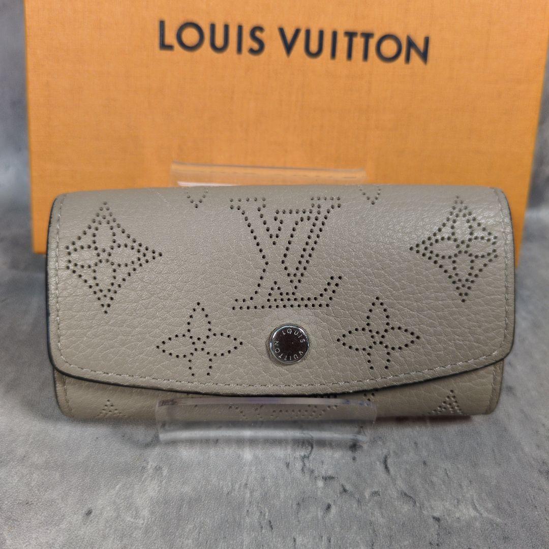 LOUIS VUITTON マヒナ ミュルティクレ4グレーベージュ4連キーケース