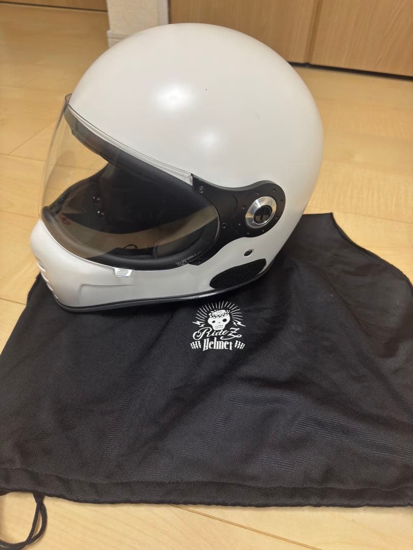 RIDEZ フルフェイスヘルメット　オフホワイト