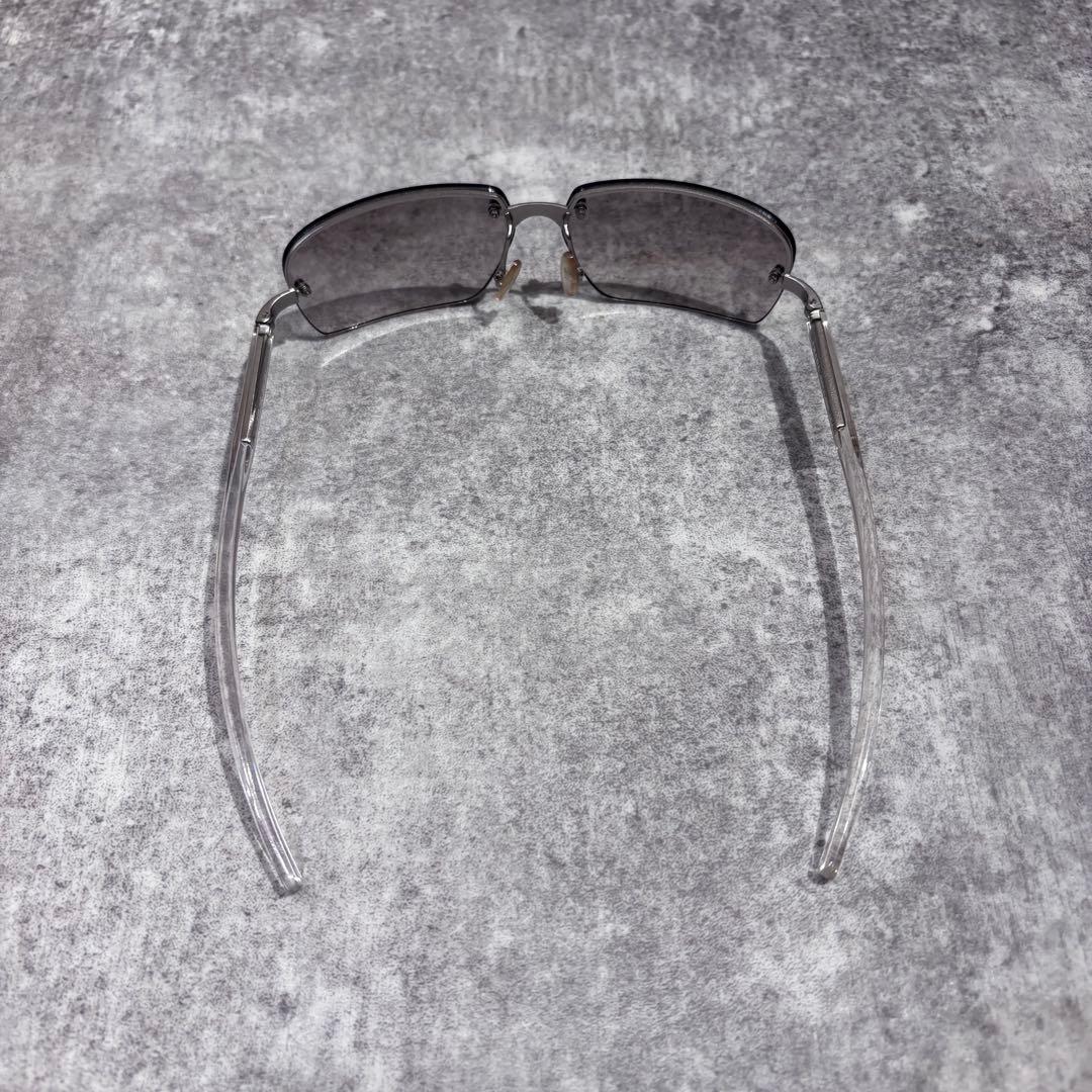 PRADA プラダ サングラス グラデーション リムレス サイドロゴ y2k