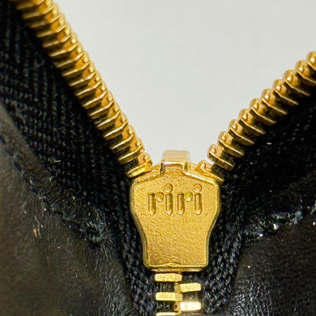 美品 プラダ サフィアーノ ブラック ゴールド キーリング付きケース