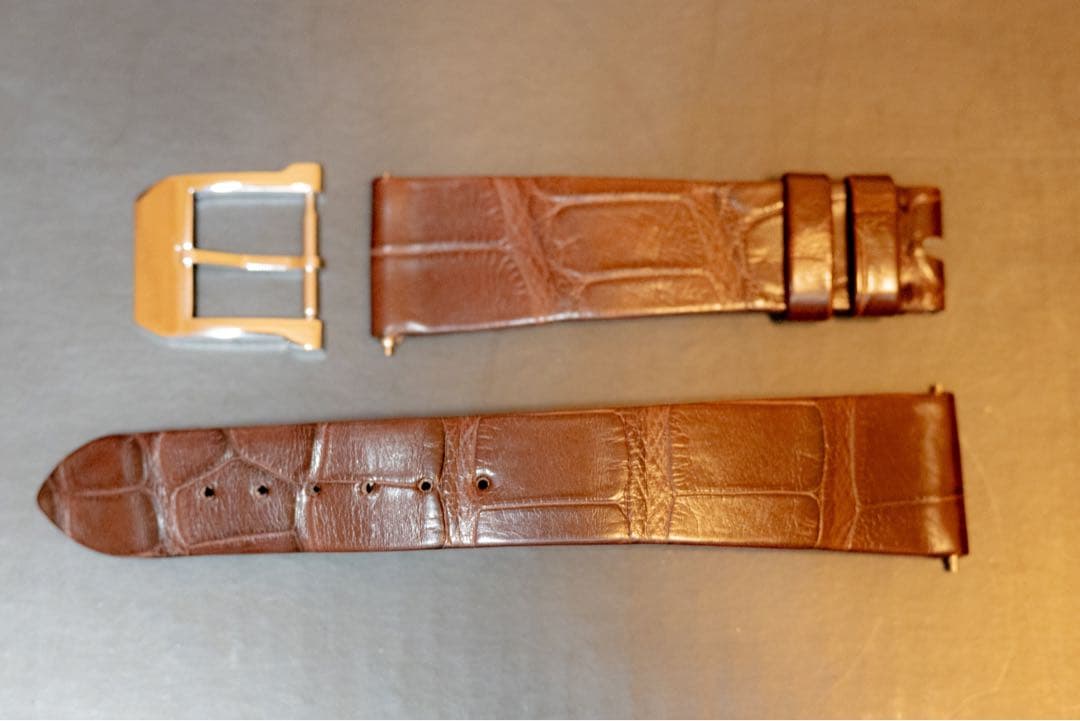パテックフィリップ　純正ベルト　クロコダイル革