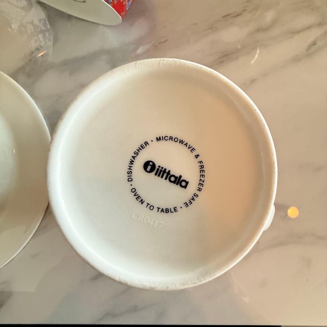 に*こ様 【最終価格】タイカ クリスマス レッド ブルー マグ プレート ボウル