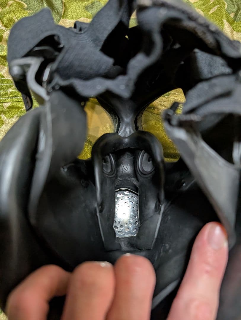 米軍放出品　M17ガスマスク　ガスマスクバッグ　セット　ベトナム戦争　ナム戦