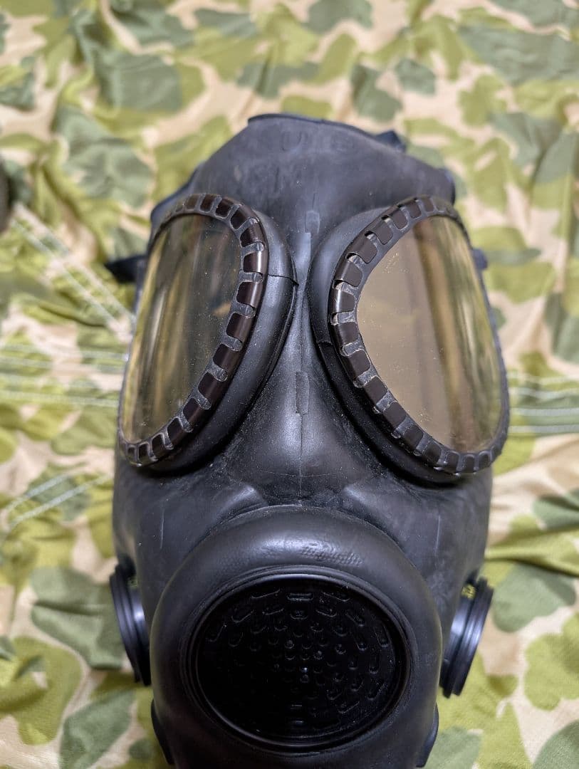 米軍放出品　M17ガスマスク　ガスマスクバッグ　セット　ベトナム戦争　ナム戦