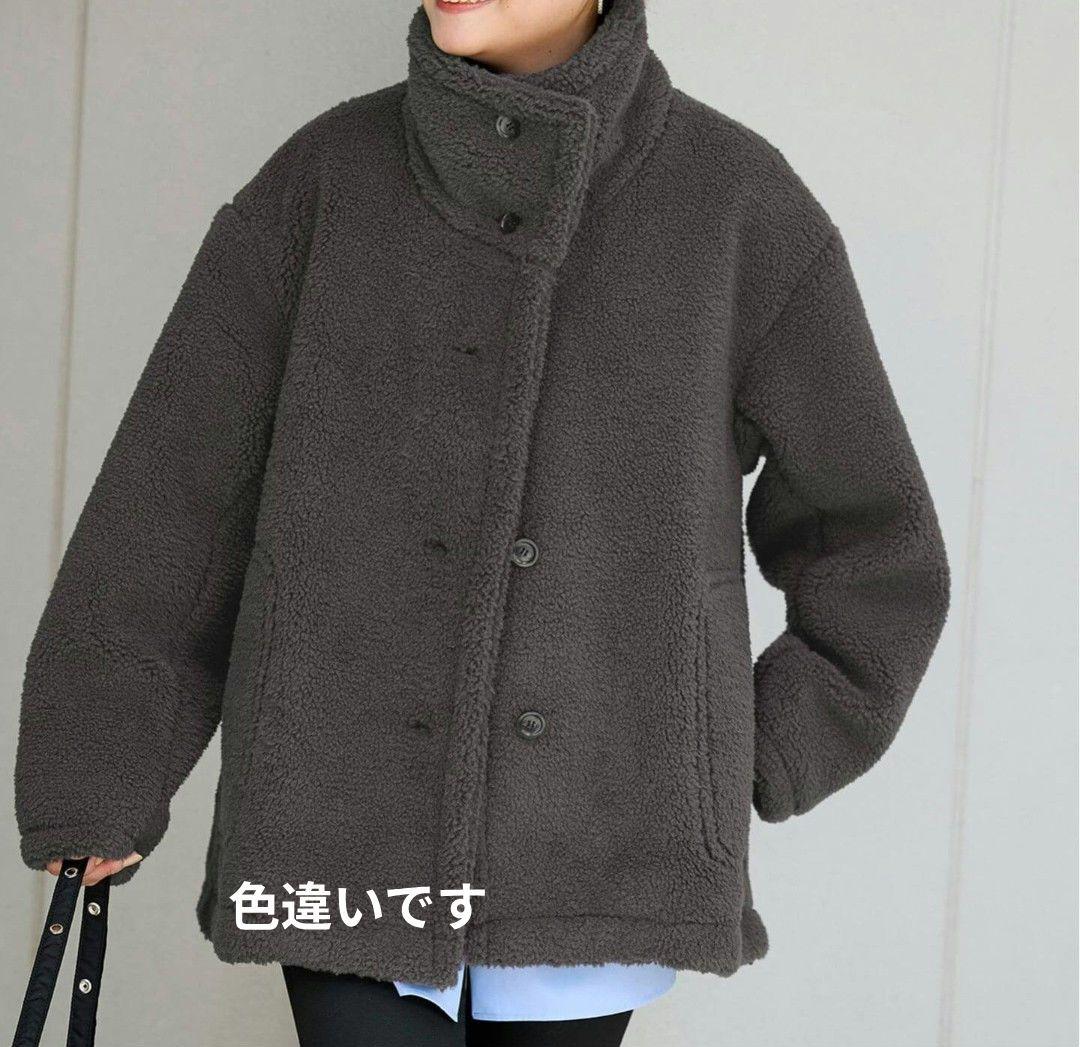 JOURNAL STANDARD 　エコファーショートブルゾン ブラウン