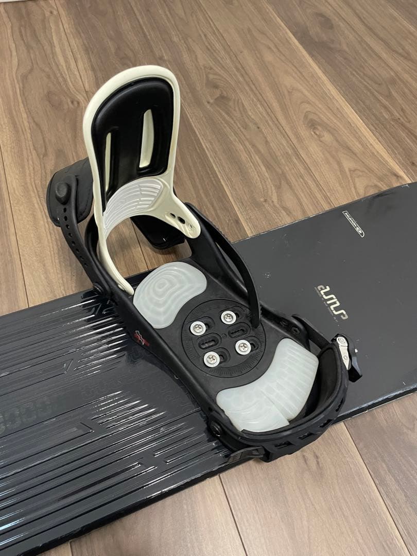 Salomon スノーボード グレー バインディング付き
