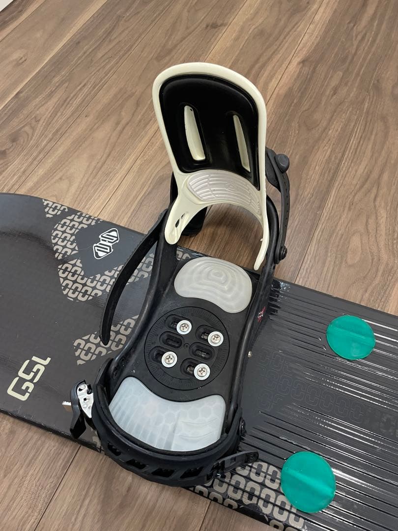 Salomon スノーボード グレー バインディング付き