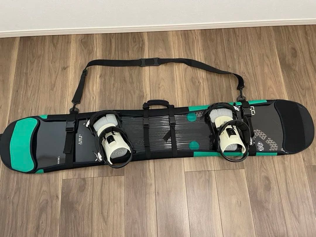 Salomon スノーボード グレー バインディング付き