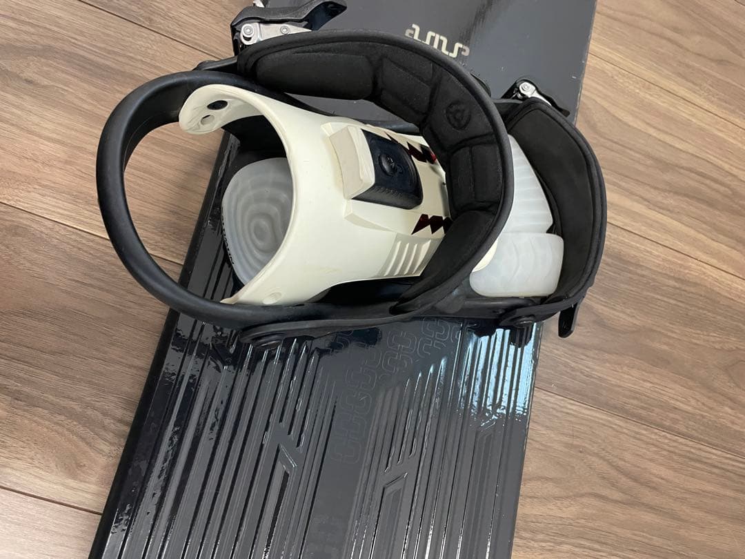 Salomon スノーボード グレー バインディング付き