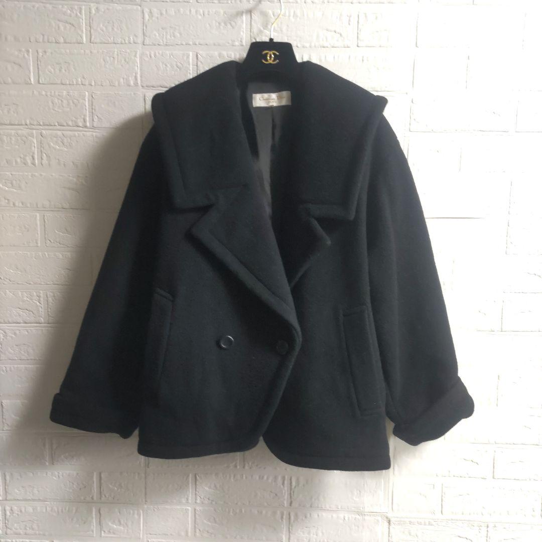 Christian Dior　ウール　ビッグカラー　Pコート　ショートコート