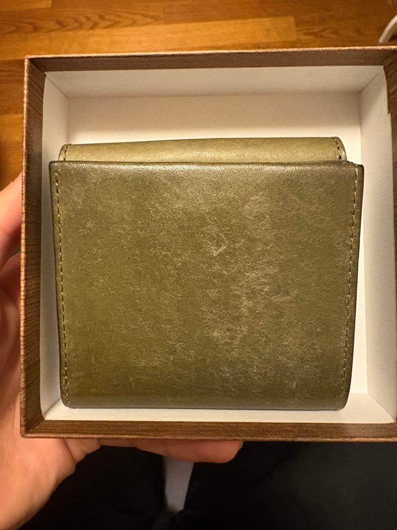BEER BELLY オリーブグリーン 二つ折り財布