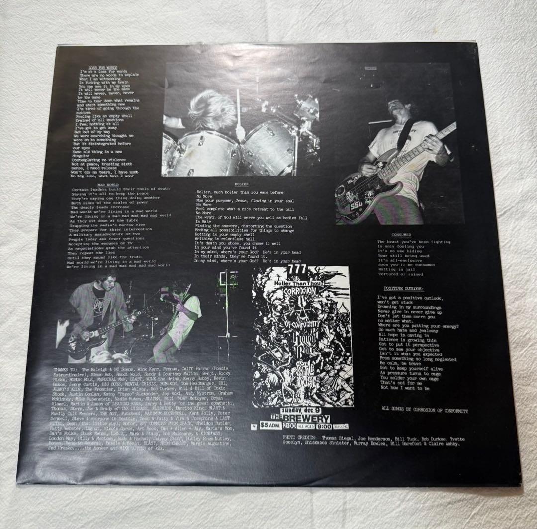 C.O.C. / Animosity LP レコード 西ドイツ盤