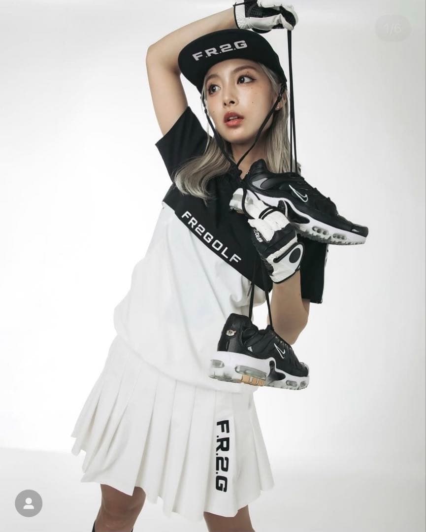 #FR2GOLF ロゴ刺繍入り チンストラップ付き ナイロンキャップ