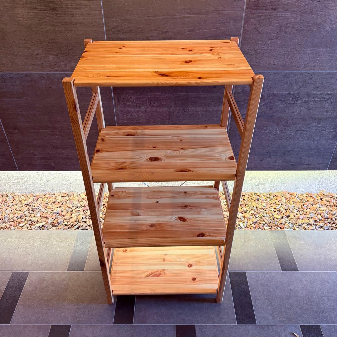 無印良品 パイン材 ユニットシェルフ