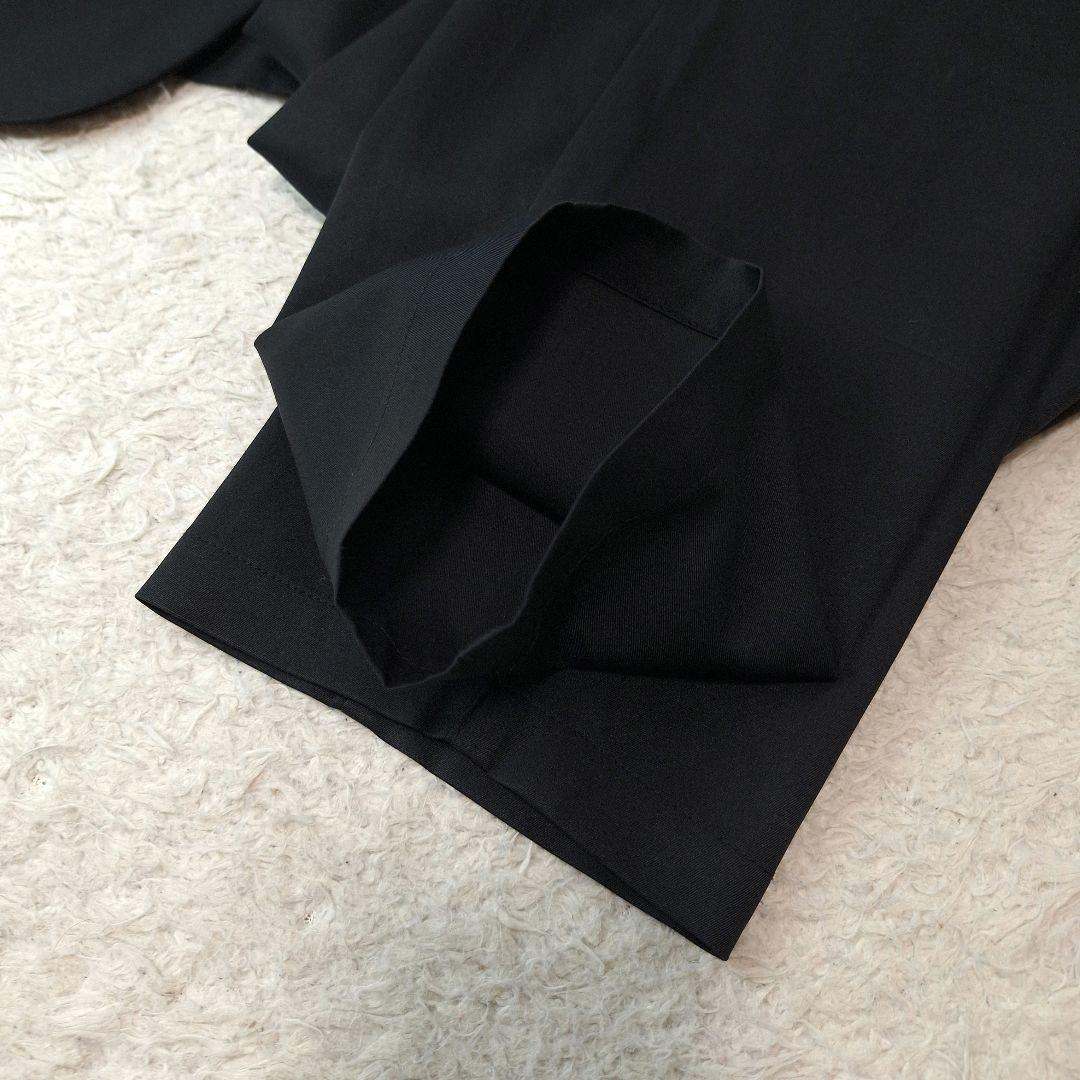 WWS ワークウェアスーツ　セットアップ　洗える　撥水　ストレッチ　ブラック　M