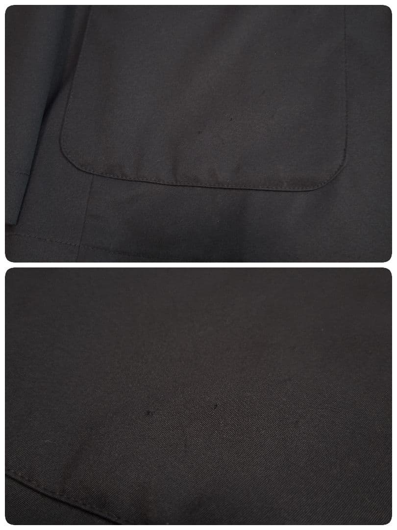 WWS ワークウェアスーツ　セットアップ　洗える　撥水　ストレッチ　ブラック　M