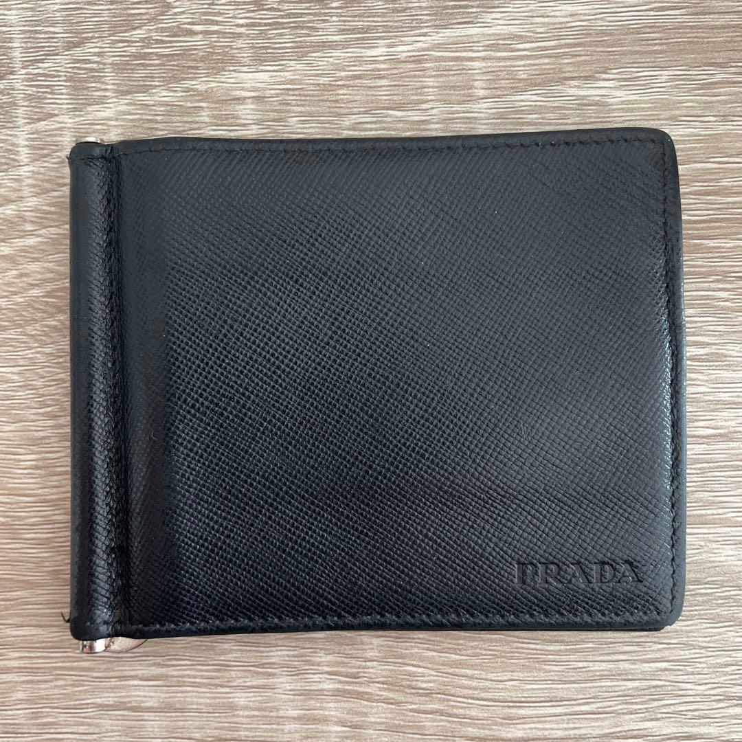 PRADA レザー マネークリップ15000円→8000円　コメントください