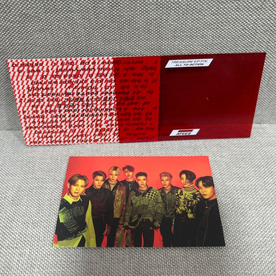 ATEEZ TREASURE ALL TO ACTION ホンジュン 直筆サイン